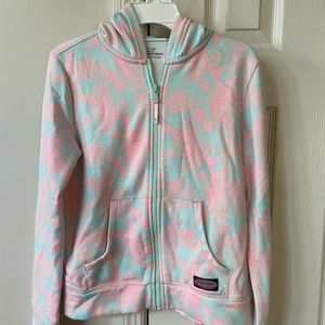 Vineyard Vines Girls Front Zip Hoodie